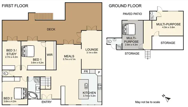 Floorplan of Homely house listing, 1 Perlan Street, Nambour QLD 4560
