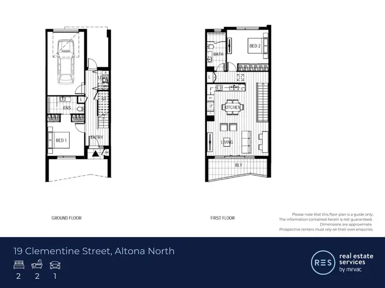 Floorplan of Homely townhouse listing, 19 Clementine Street, Altona North VIC 3025