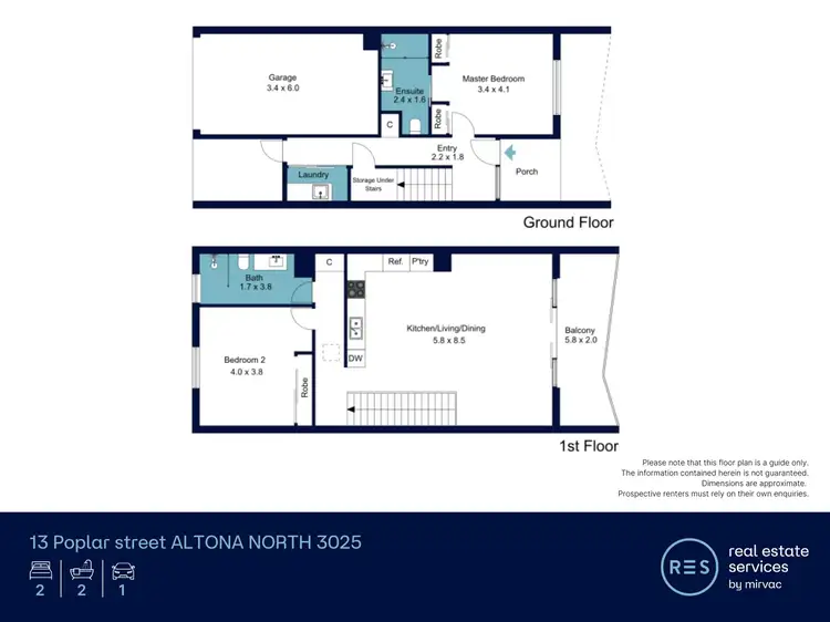 Floorplan of Homely house listing, 13 Poplar Street, Altona North VIC 3025