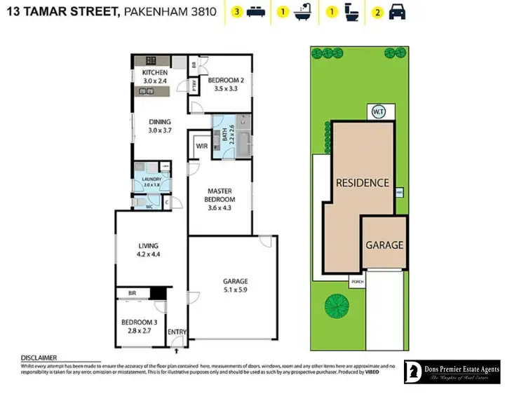 Floorplan of Homely house listing, 13 Tamar St, Pakenham VIC 3810