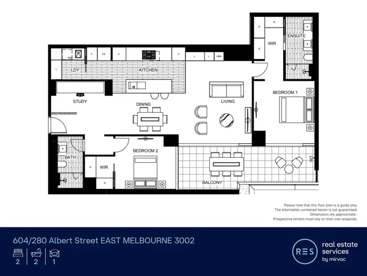Floorplan of Homely apartment listing, 604/280 Albert Street, East Melbourne VIC 3002