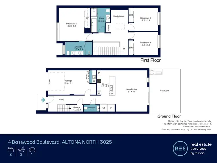 Floorplan of Homely townhouse listing, 4 Basswood Boulevard, Altona North VIC 3025