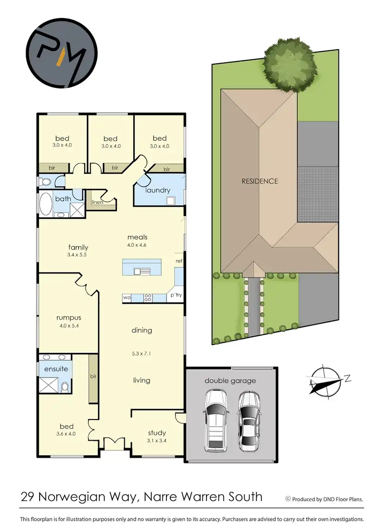 Floorplan of Homely house listing, 29 Norwegian Way, Narre Warren South VIC 3805