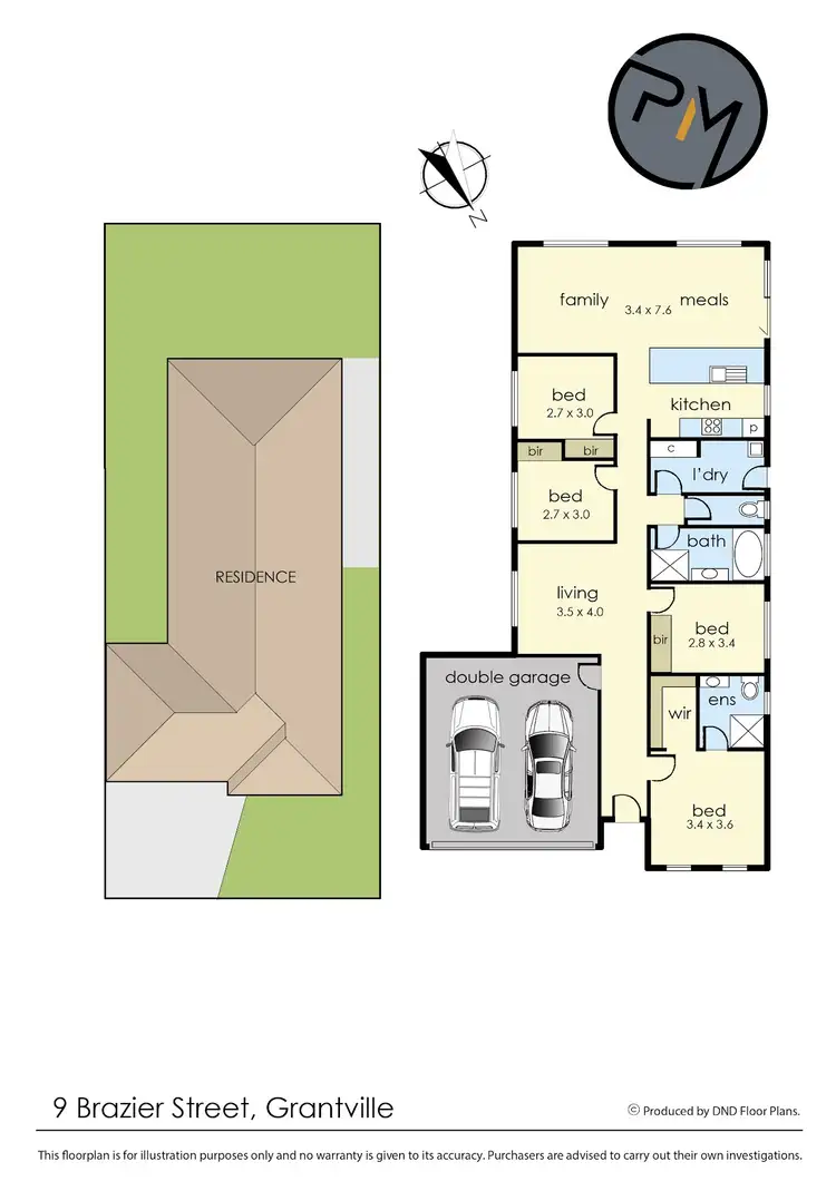 Floorplan of Homely house listing, 9 Brazier Street, Grantville VIC 3984