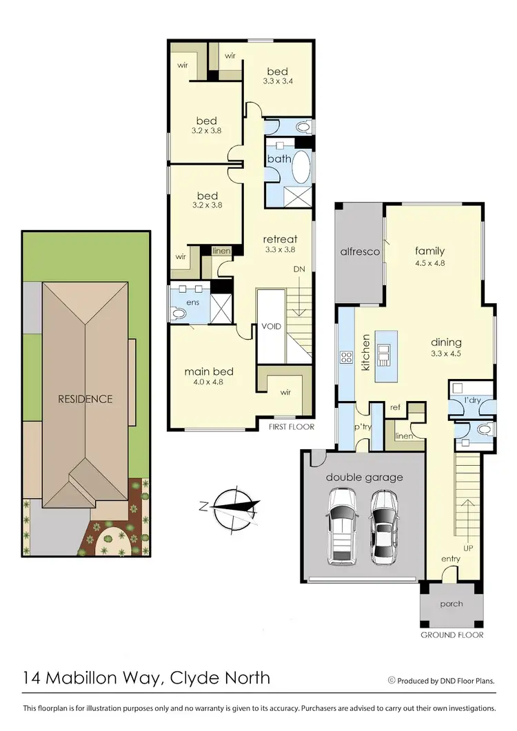 Floorplan of Homely house listing, 14 Mabillon Way, Clyde North VIC 3978