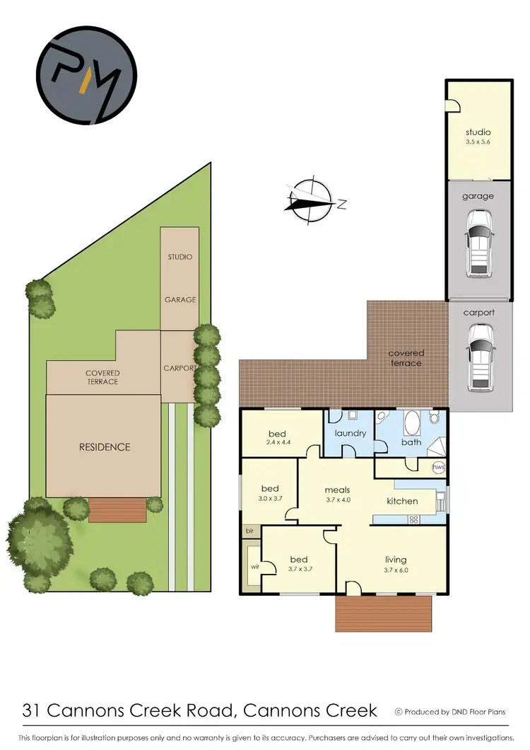 Floorplan of Homely house listing, 31 Cannons Creek Road, Cannons Creek VIC 3977