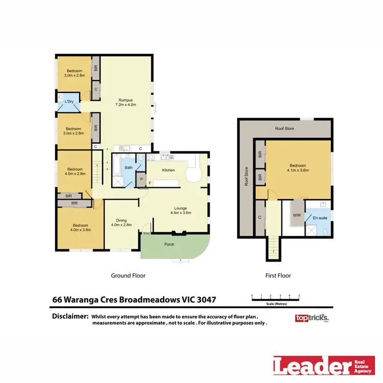 Floorplan of Homely house listing, 66 Waranga Crescent, Broadmeadows VIC 3047