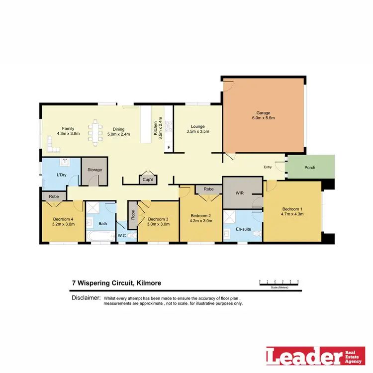 Floorplan of Homely house listing, 7 Whispering Circuit, Kilmore VIC 3764