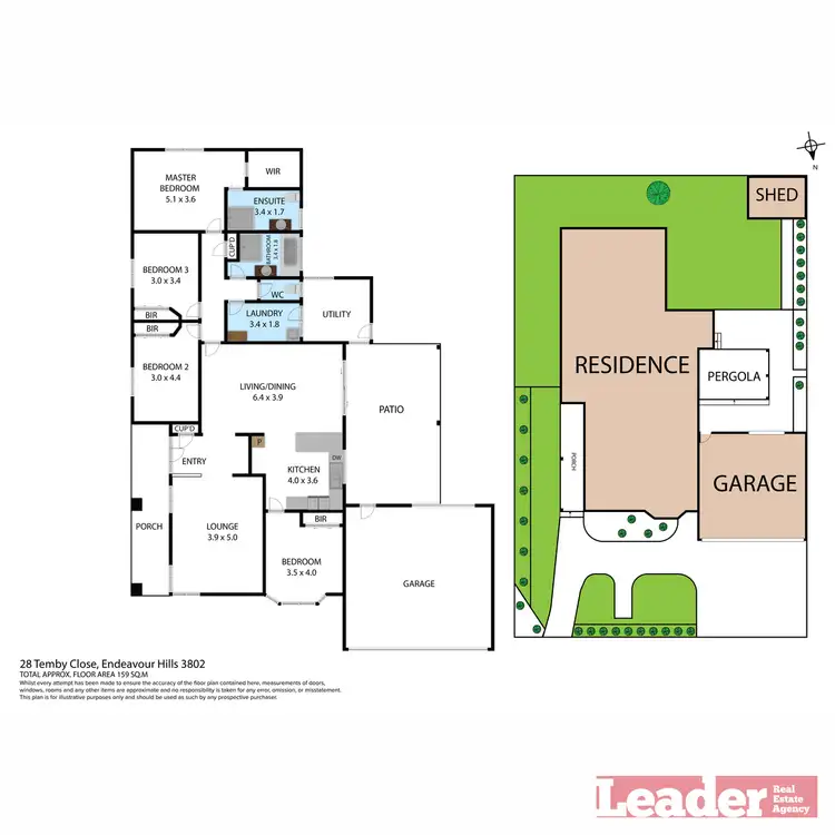Floorplan of Homely house listing, 28 Temby Close, Endeavour Hills VIC 3802