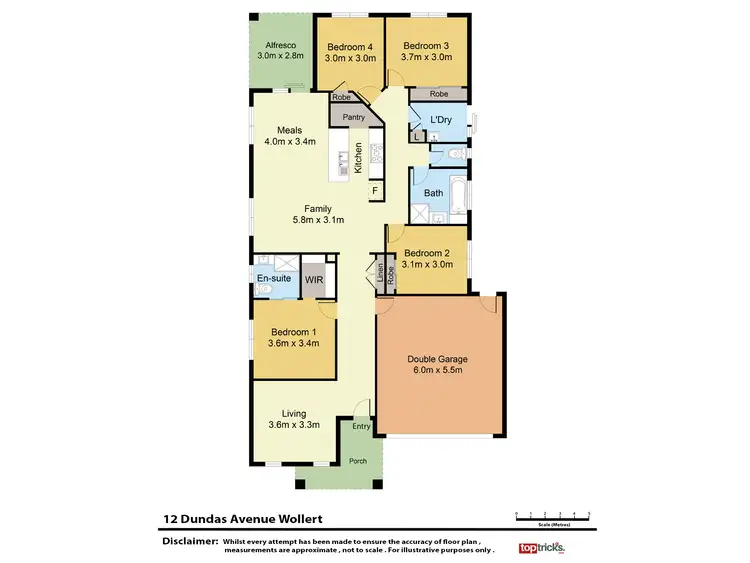 Floorplan of Homely house listing, 12 Dundas Avenue, Wollert VIC 3750