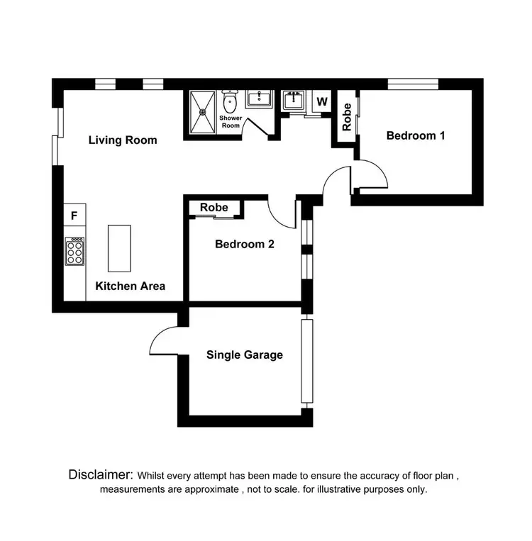 Floorplan of Homely unit listing, 3/34 Drysdale Street, Reservoir VIC 3073