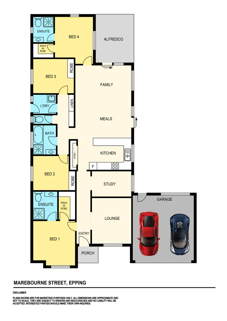Floorplan of Homely house listing, 18 Mareborne Street, Epping VIC 3076