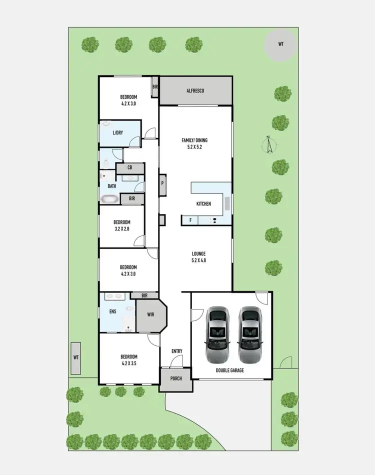 Floorplan of Homely house listing, 11 Beechwood Court, Mernda VIC 3754
