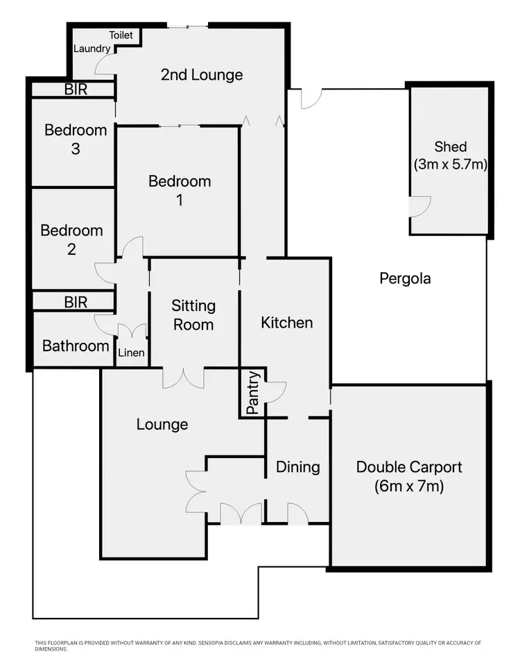 Floorplan of Homely house listing, 170 WOODS STREET, Donald VIC 3480
