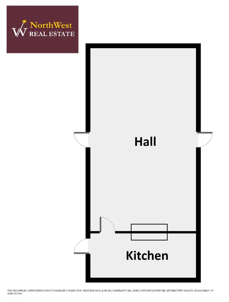 Floorplan of Homely warehouse listing, 17 Gladstone Street, Beulah VIC 3395