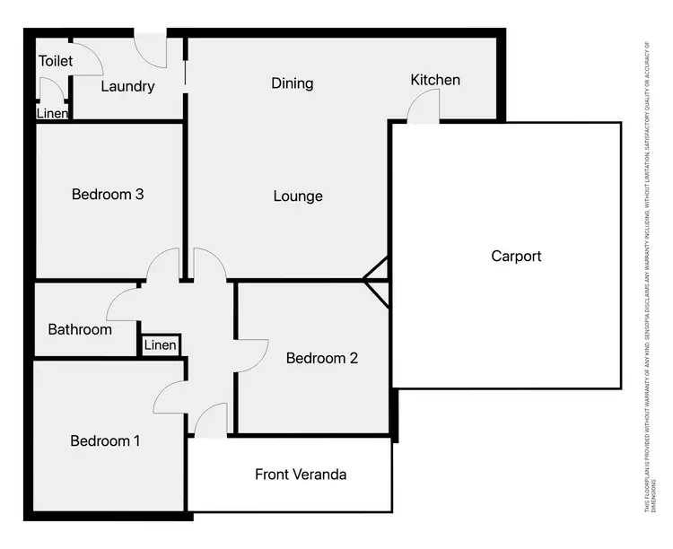Floorplan of Homely house listing, 22 Thomas St, Warracknabeal VIC 3393