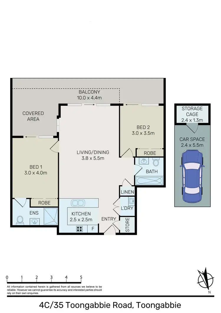 Floorplan of Homely apartment listing, 4c/35 Toongabbie Road, Toongabbie NSW 2146