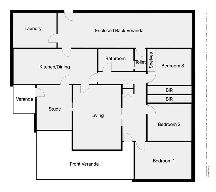Floorplan of Homely house listing, 24 CUST STREET, Rainbow VIC 3424