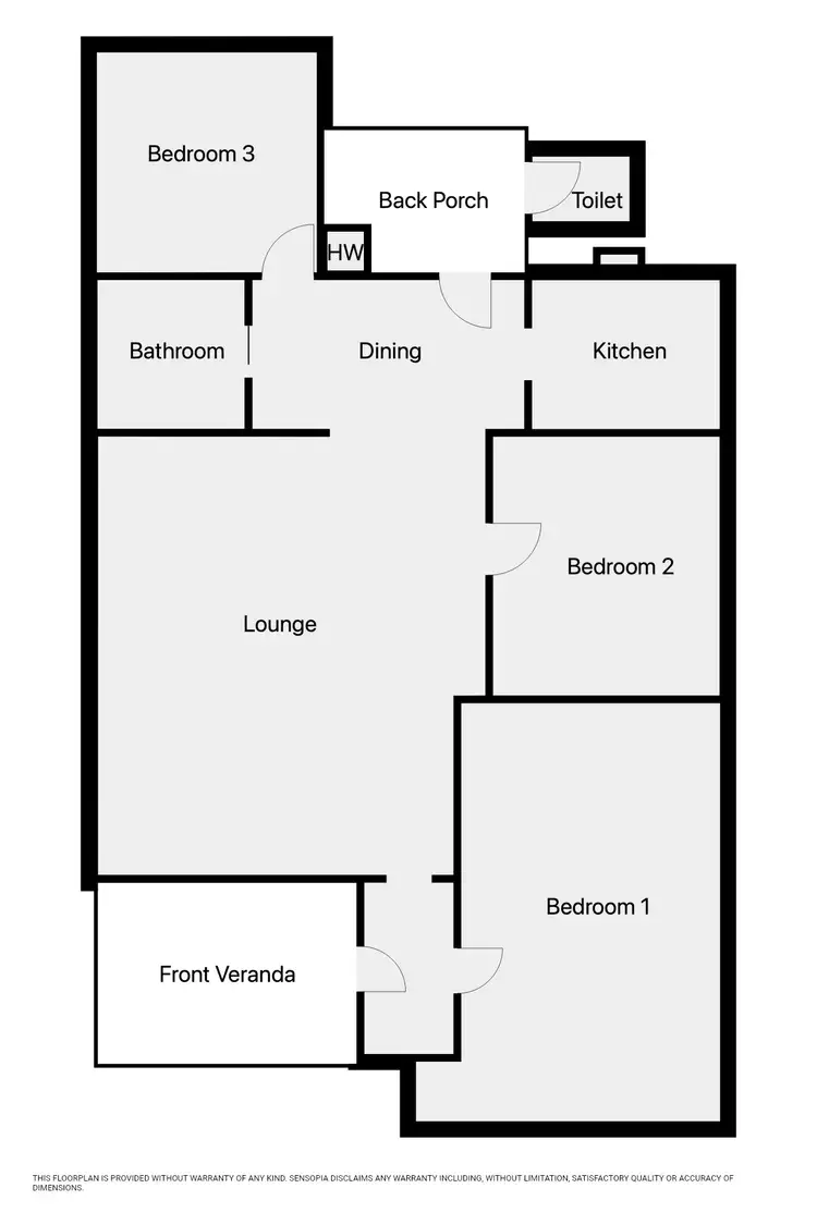 Floorplan of Homely house listing, 84 Taverner St, Rainbow VIC 3424