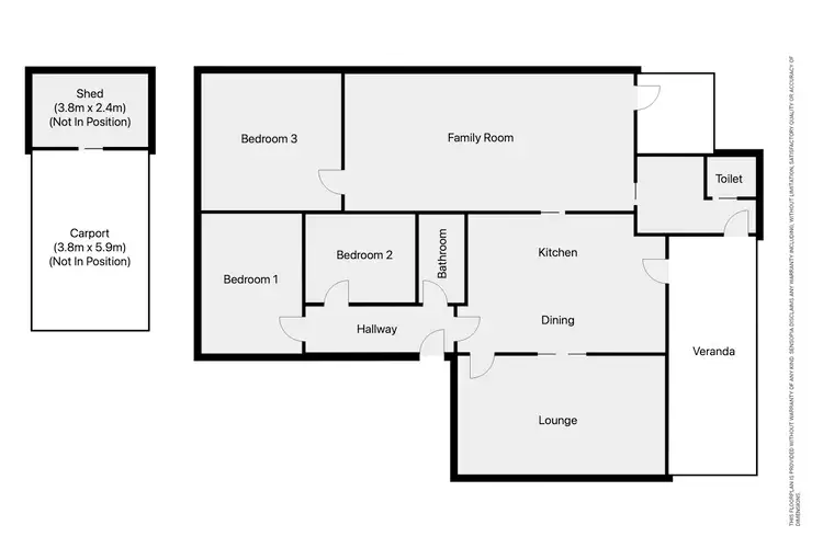 Floorplan of Homely house listing, 9 TAVERNER STREET, Rainbow VIC 3424