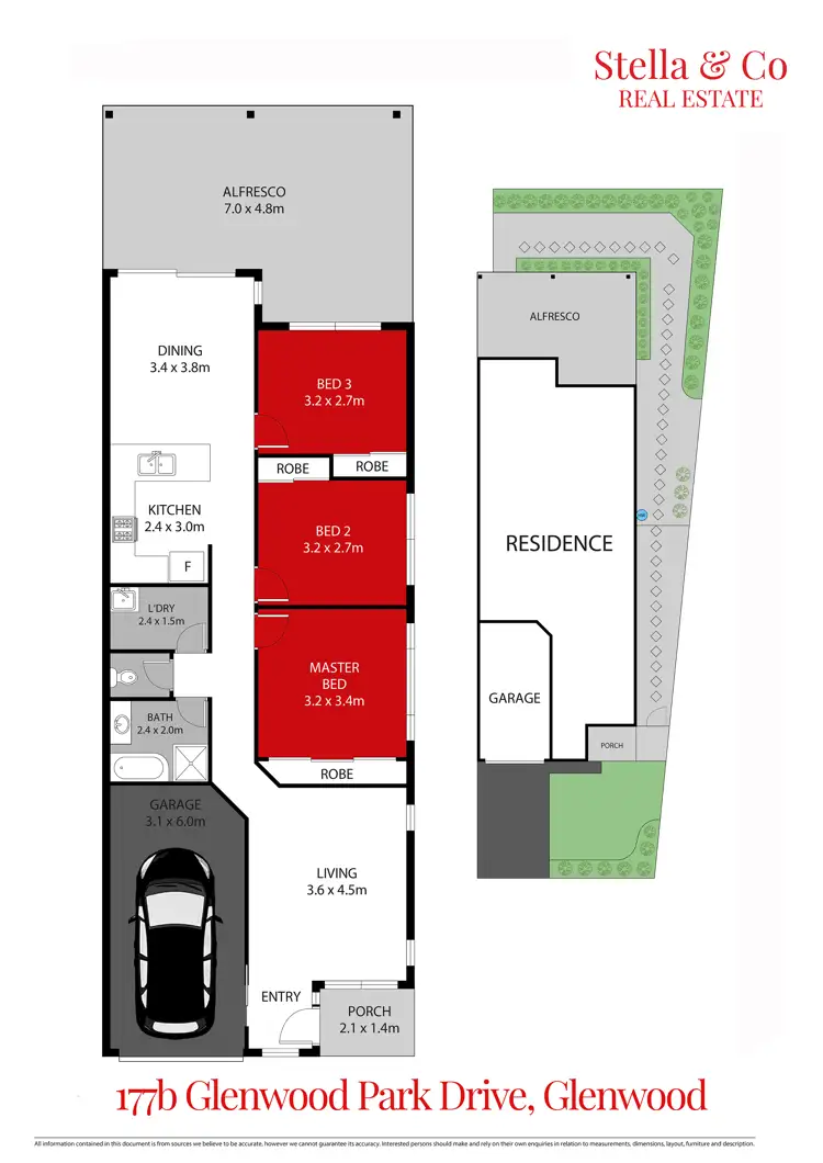 Floorplan of Homely house listing, 177B Glenwood Park Drive, Glenwood NSW 2768