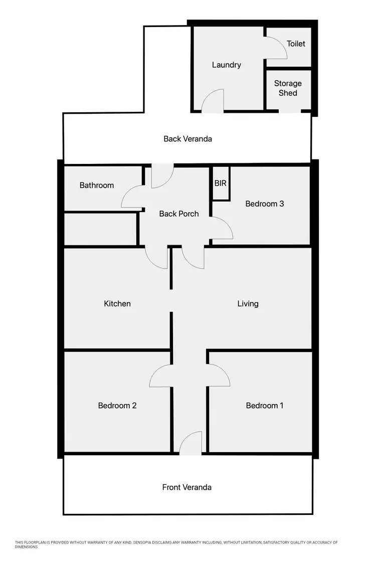 Floorplan of Homely house listing, 117 Anderson St, Warracknabeal VIC 3393