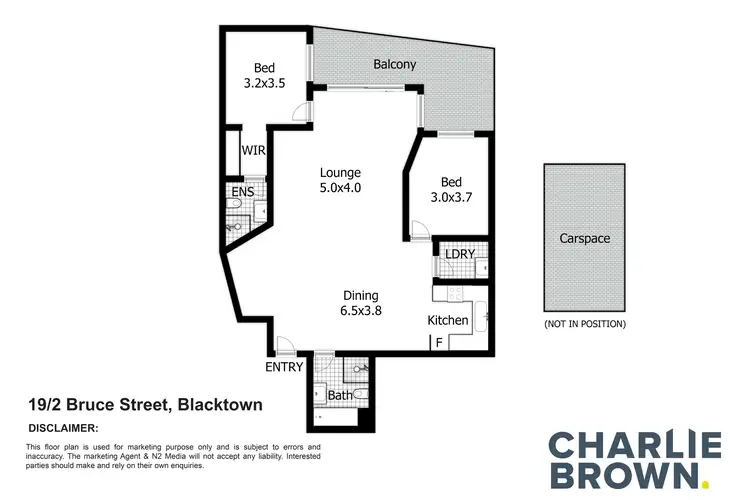 Floorplan of Homely apartment listing, 19/2 Bruce st, Blacktown NSW 2148