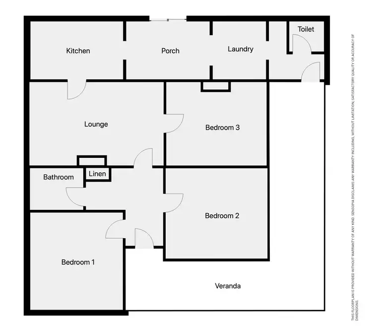 Floorplan of Homely house listing, 13 Garrard St, Hopetoun VIC 3396