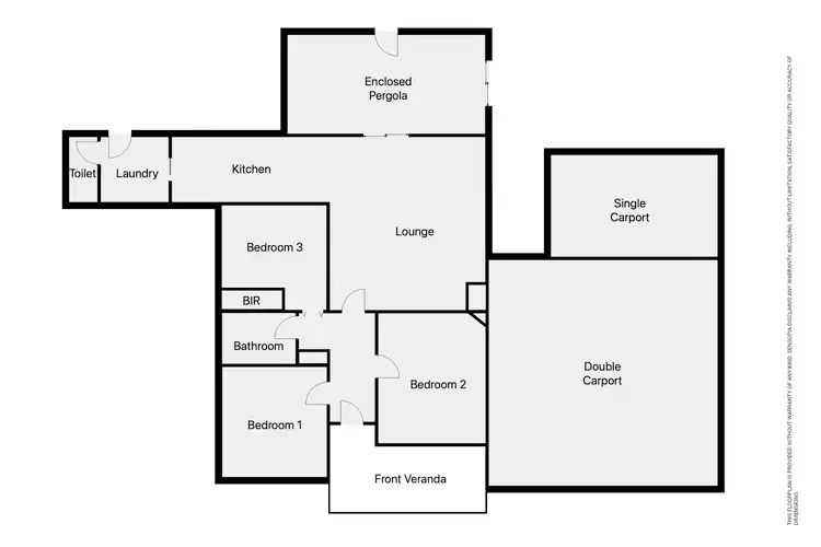 Floorplan of Homely house listing, 59 Taverner St, Rainbow VIC 3424