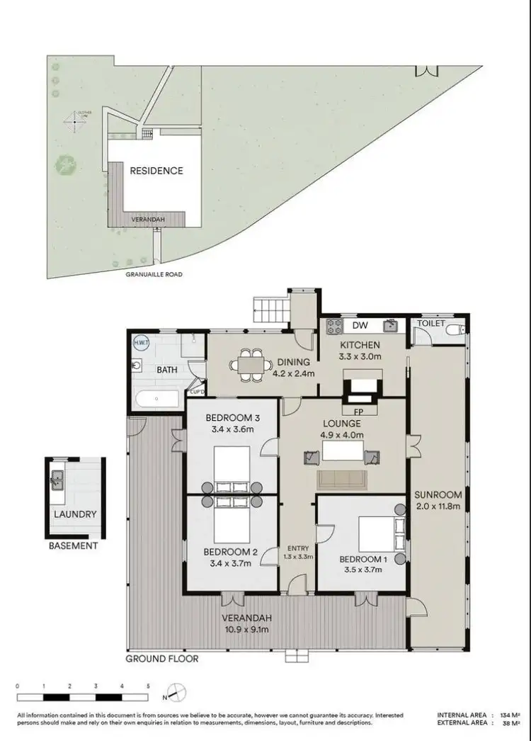 Floorplan of Homely house listing, 11 Granuaille Road, Bangalow NSW 2479