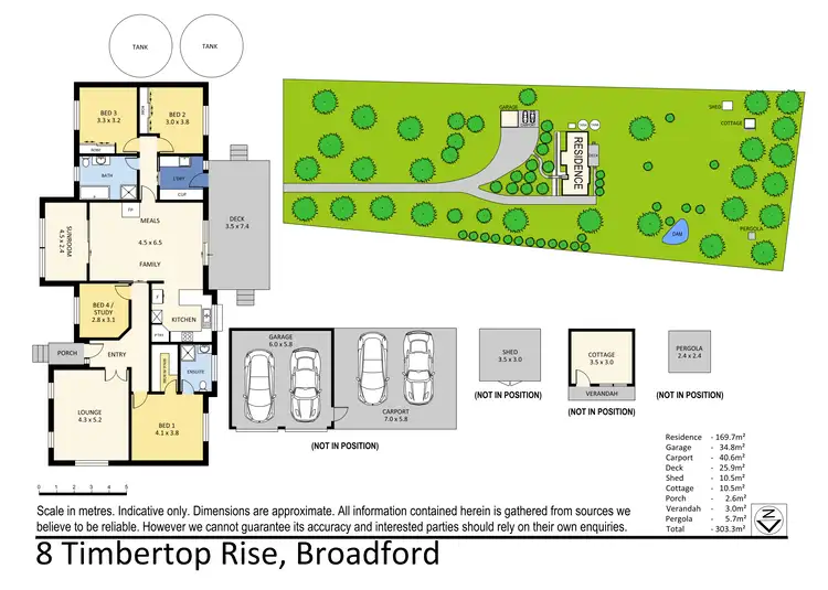 Floorplan of Homely house listing, 8 Timbertop Rise, Broadford VIC 3658