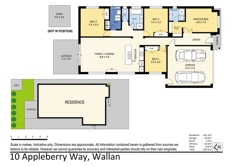 Floorplan of Homely house listing, 10 Appleberry Way, Wallan VIC 3756