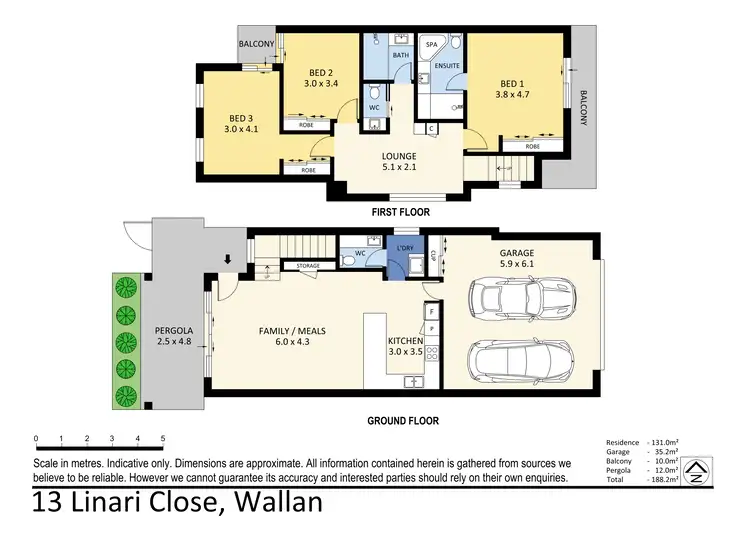 Floorplan of Homely house listing, 13 Linari Close, Hidden Valley VIC 3756