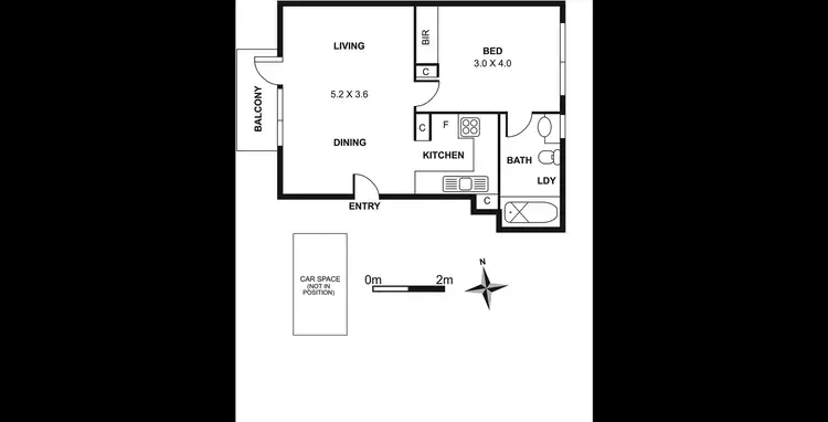 Floorplan of Homely unit listing, 8/28 Cumming Street, Brunswick West VIC 3055