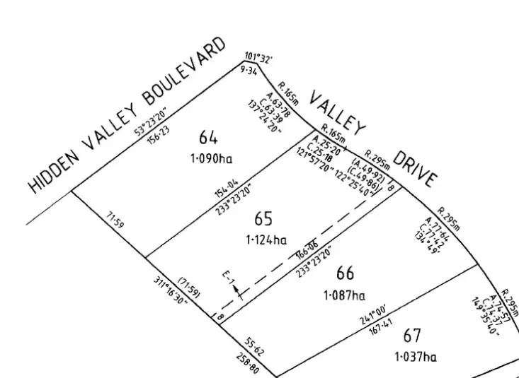 Floorplan of Homely land listing, 1870 Valley Drive, Hidden Valley VIC 3756
