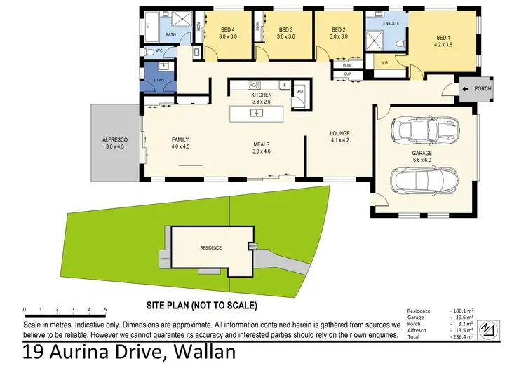 Floorplan of Homely house listing, 19 Aurina Drive, Hidden Valley VIC 3756