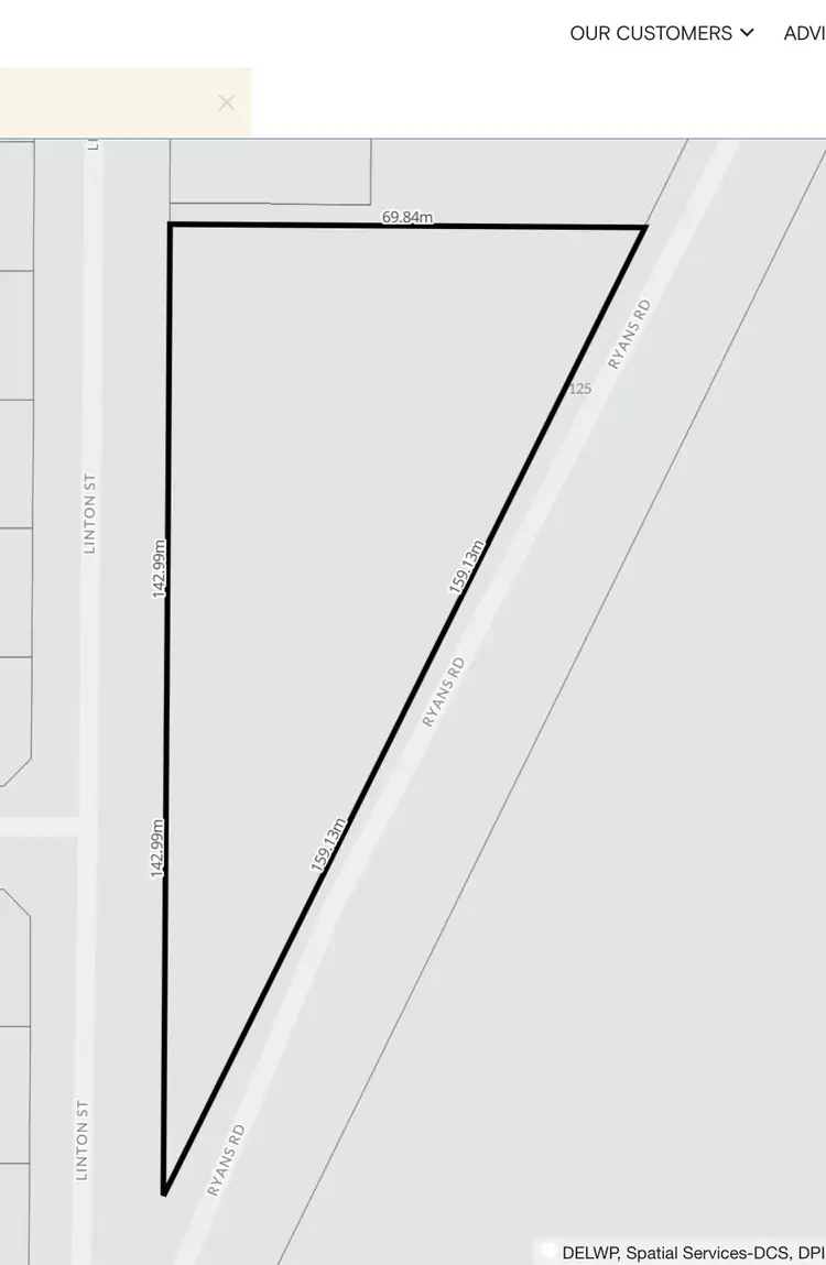Floorplan of Homely land listing, 125 Ryans Road, Clonbinane VIC 3658