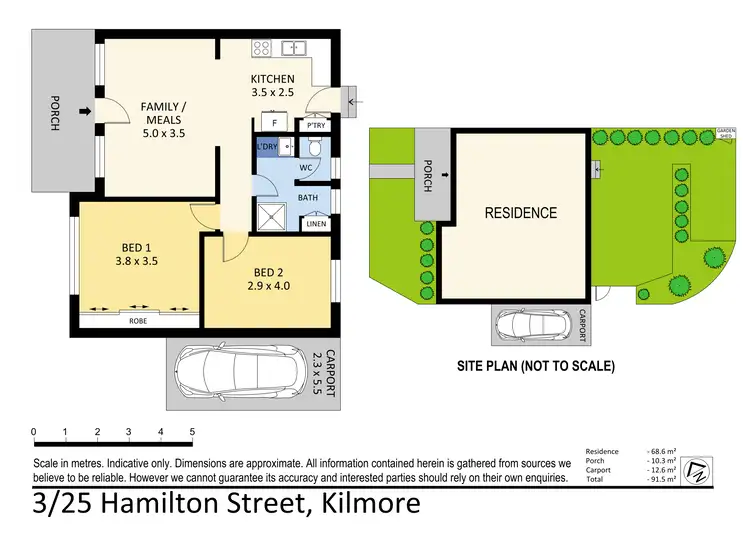 Floorplan of Homely unit listing, 3/25 Hamilton Street, Kilmore VIC 3764