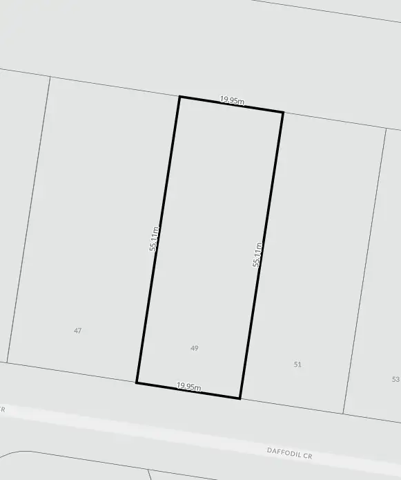 Floorplan of Homely land listing, 49 Daffodil Crescent, Wallan VIC 3756