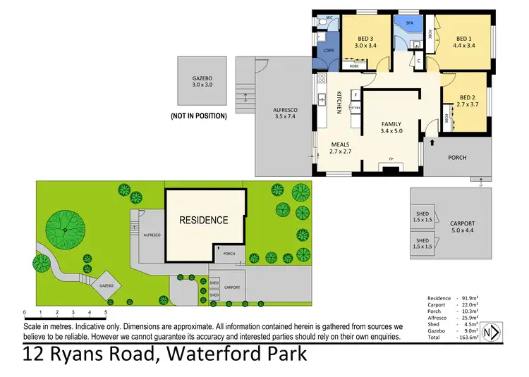 Floorplan of Homely house listing, 12 Ryans Road, Waterford Park VIC 3658