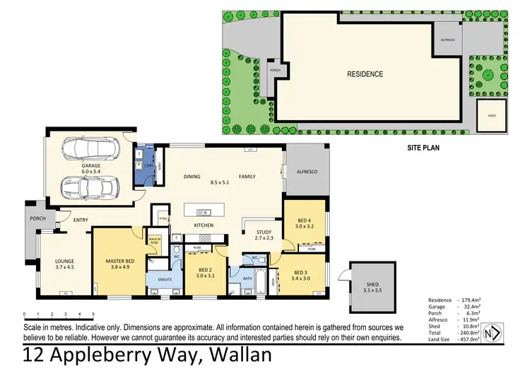 Floorplan of Homely house listing, 12 Appleberry Way, Wallan VIC 3756