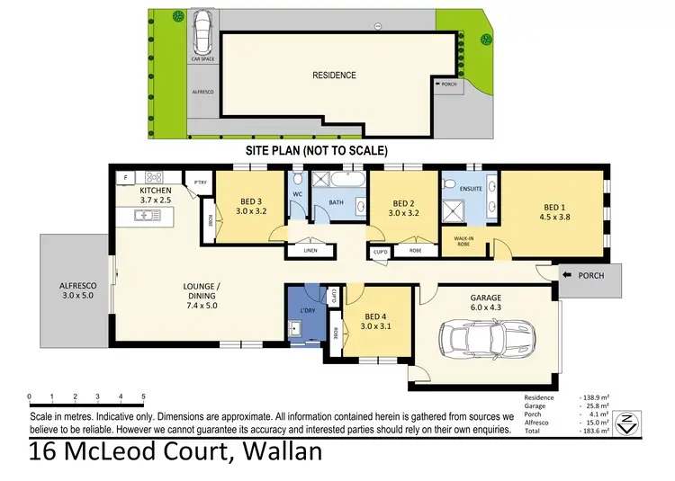 Floorplan of Homely house listing, 16 Mcleod Court, Wallan VIC 3756