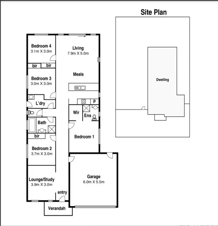 Floorplan of Homely house listing, 34 Pretty Sally Drive, Wallan VIC 3756
