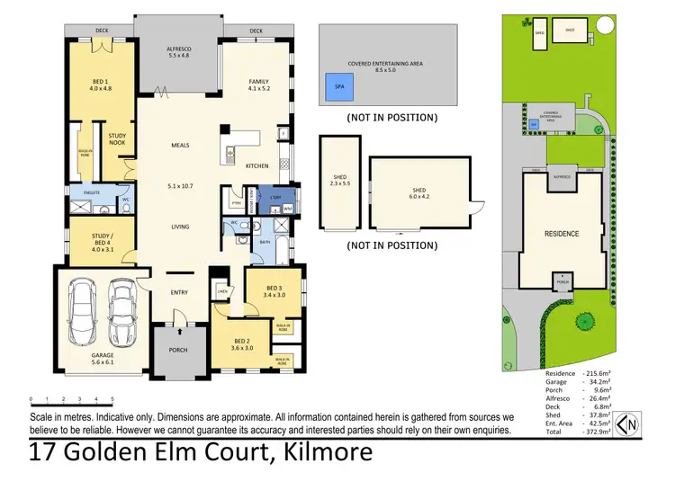 Floorplan of Homely house listing, 17 Golden Elm Court, Kilmore VIC 3764