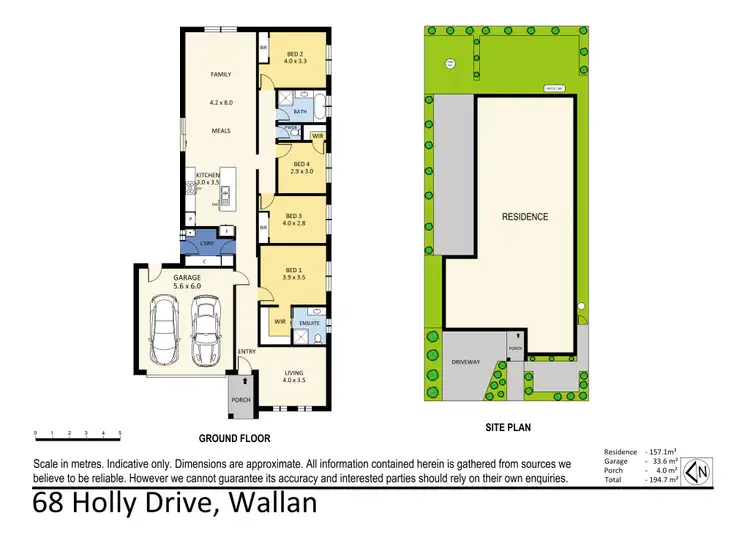 Floorplan of Homely house listing, 68 Holly Drive, Wallan VIC 3756
