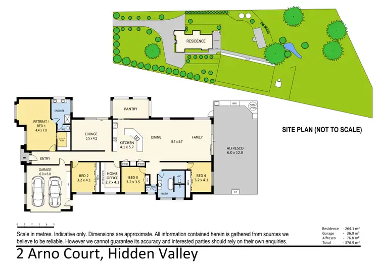 Floorplan of Homely house listing, 2 Arno Court, Hidden Valley VIC 3756