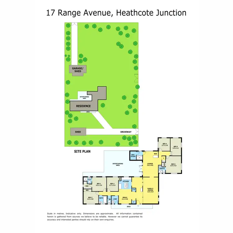 Floorplan of Homely house listing, 17 Range Avenue, Heathcote Junction VIC 3758