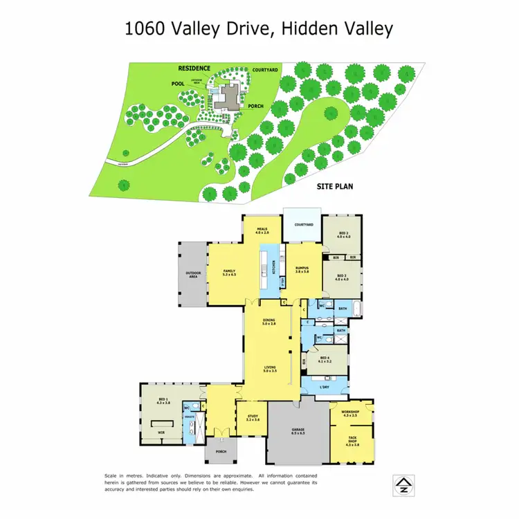 Floorplan of Homely house listing, 1060 Valley Drive, Hidden Valley VIC 3756
