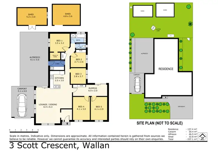 Floorplan of Homely house listing, 3 Scott Crescent, Wallan VIC 3756
