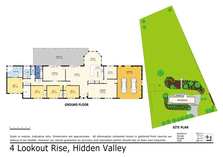 Floorplan of Homely house listing, 4 Lookout Rise, Hidden Valley VIC 3756